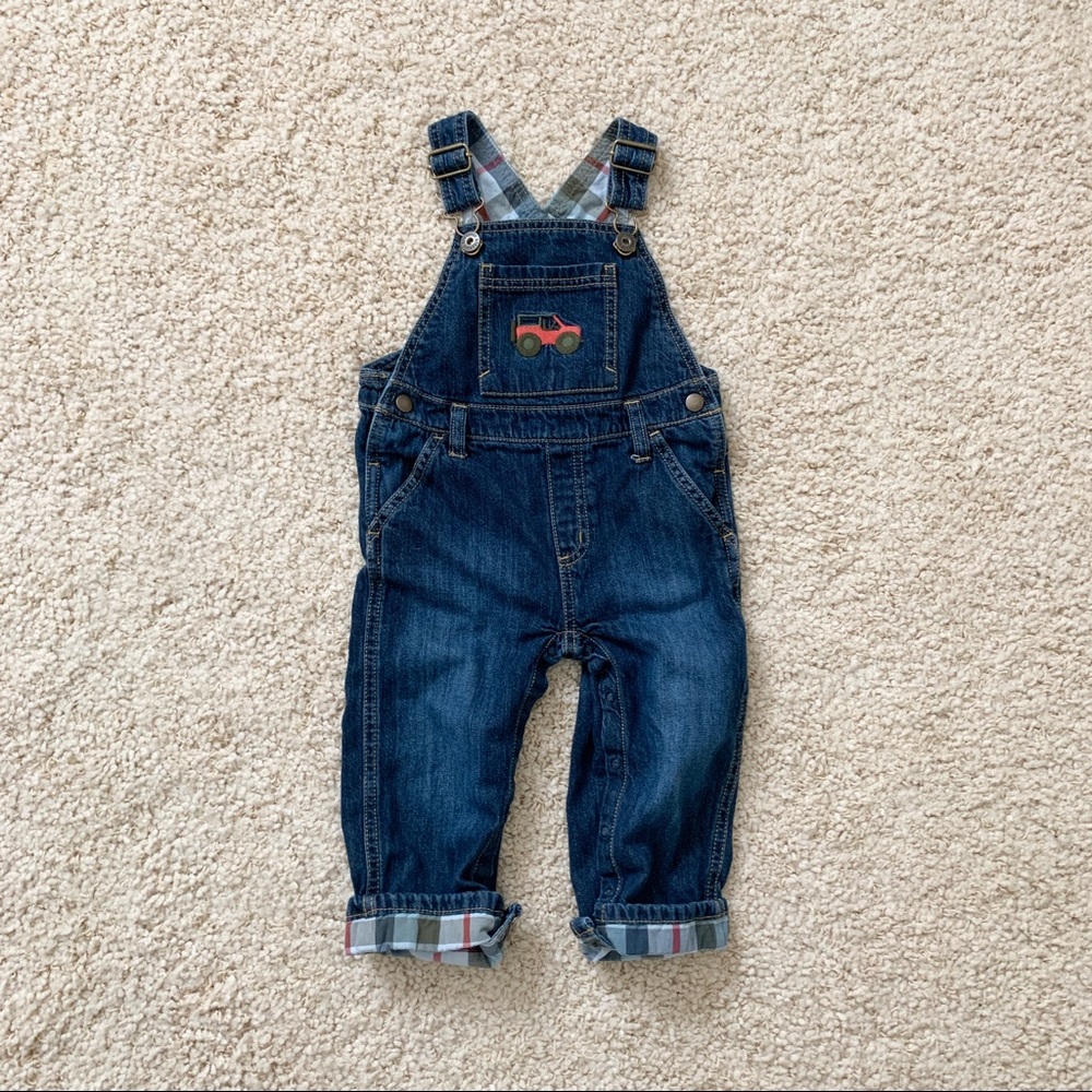 EUC Gymboree Blue Jean Overalls size 18-24 months